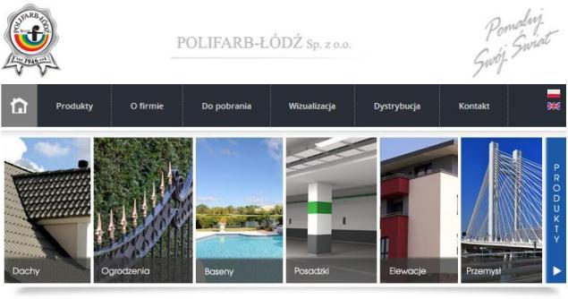 Polifarb Łódź strona internetowa