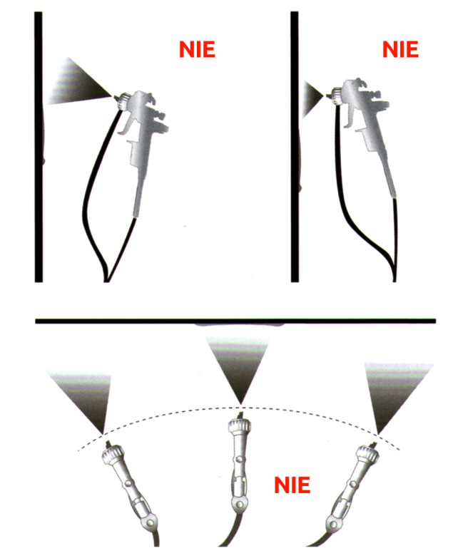 niepoprawne lakierowanie