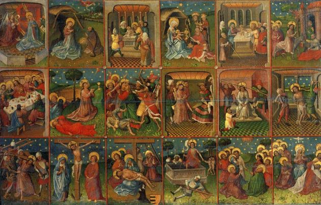 „Osiemnaście scen z życia Chrystusa”, 1435, ze zbiorów Rijksmuseum. Web Gallery of Art / Wikimedia Commons