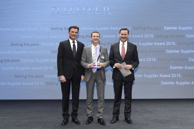 Axalta CS Daimler Supplier Award
