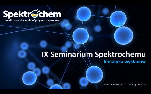 IX Seminarium Spektrochemu Spektrochem
