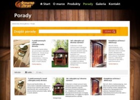 Drewnochron i nowa strona internetowa