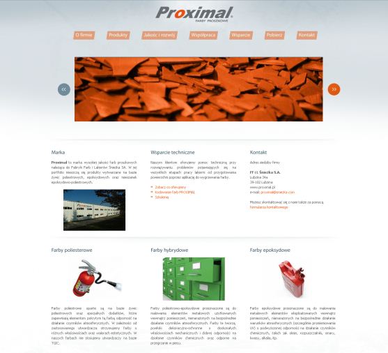 proximal - nowy serwis