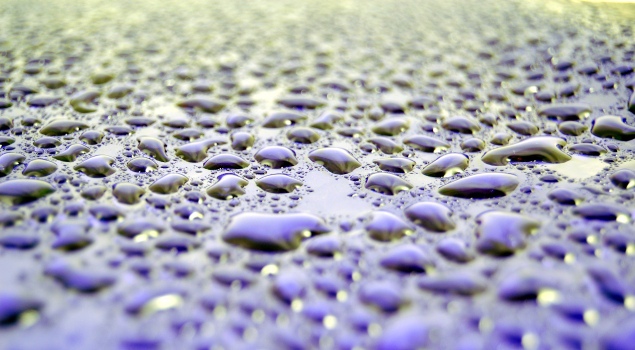 krople lubią miękkie