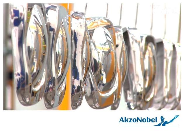 chromowane wykończenie Interpon Cr