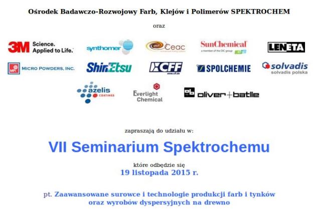 Seminarium Spektrochemu