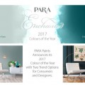 PARA Paints trendy kolorystyczne 2017 Kolor Roku 2017