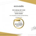 PCC MCAA złoty medal EcoVadis