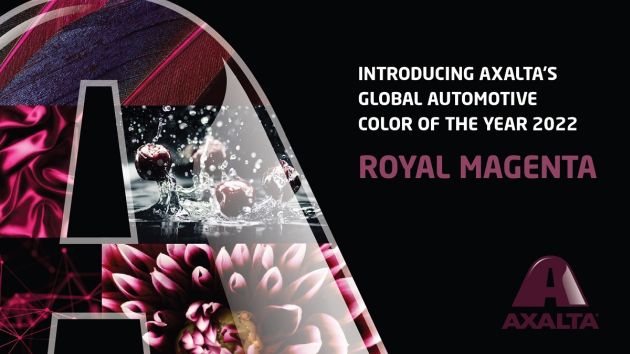 Axalta Coating Systems Samochodowy Kolor Roku 2022 Royal Magenta